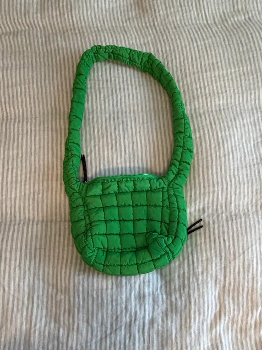 Free People Green Quilted Shoulder Bag - Women's Crossbody - Picture 6 of 7